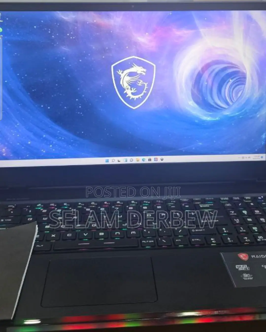 New Laptop MSI Raider GE76 12UGS 16GB Intel Core I9 SSD 1T