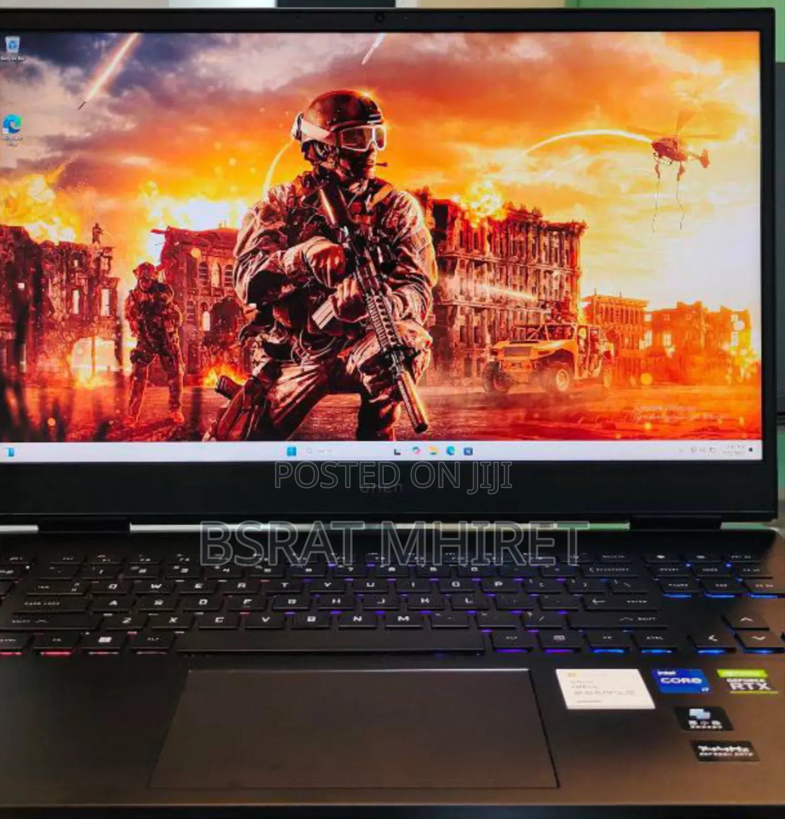 New Laptop HP Omen 17 16GB Intel Core I7 SSD 512GB