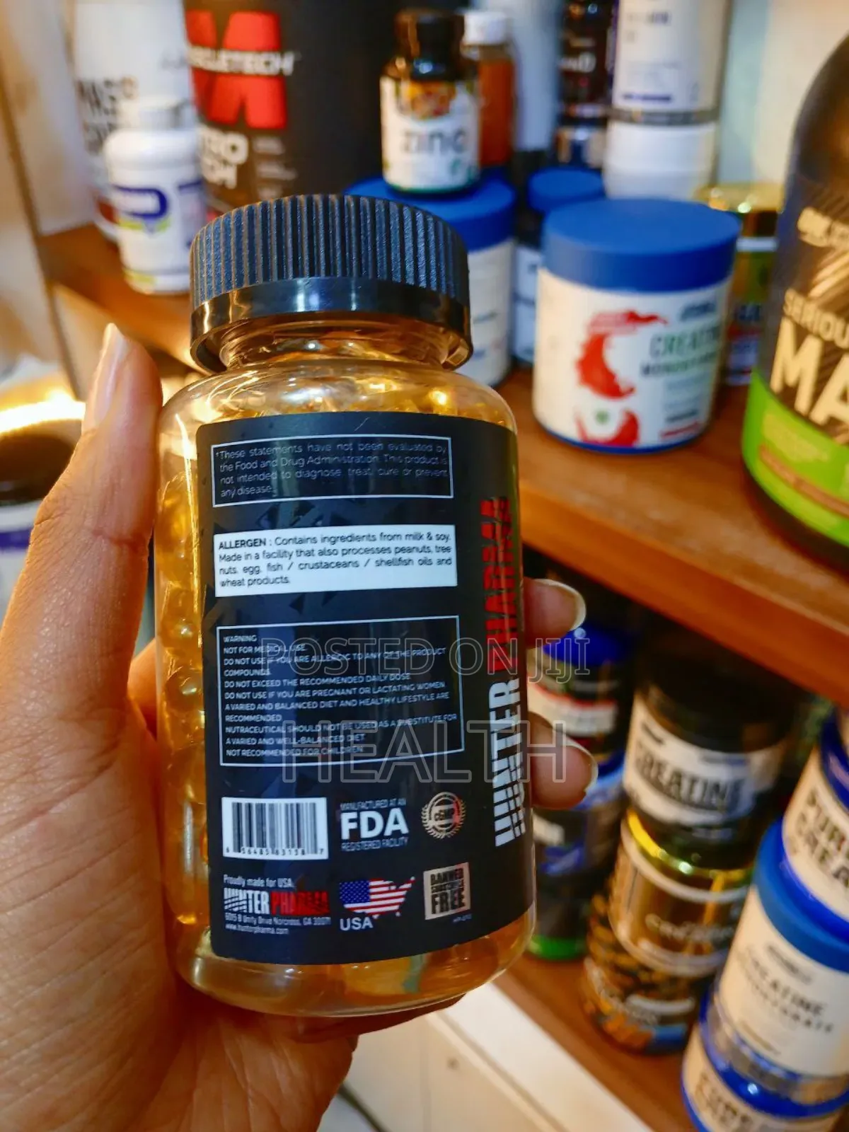 1000mg Omega-3 Fish Oil by Hunter Pharma