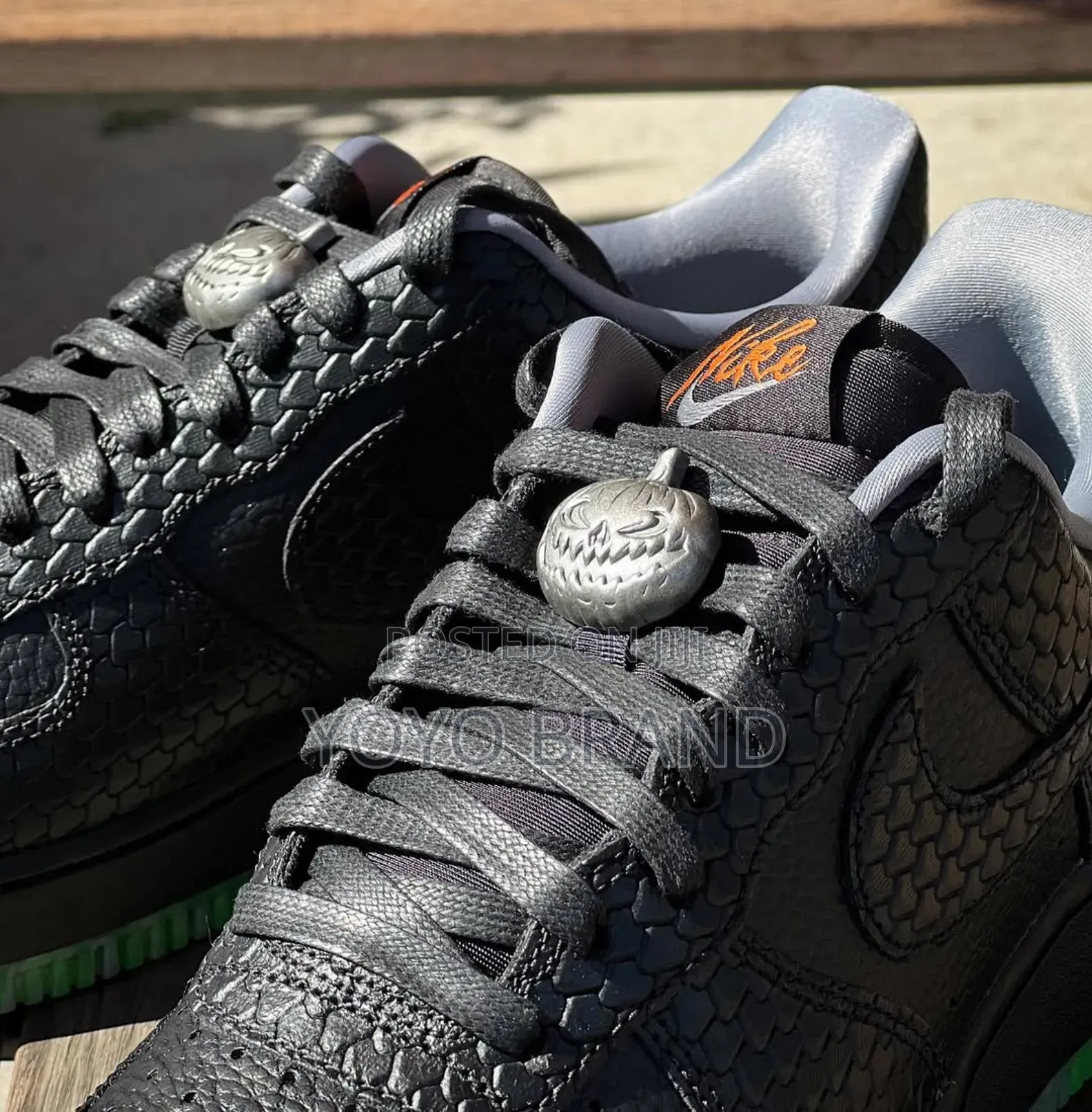 Nike Air Force 1halloween Black Green