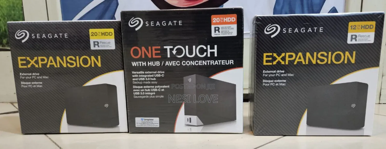 Seagate One Touch And Expansion External Hard Disk Storage