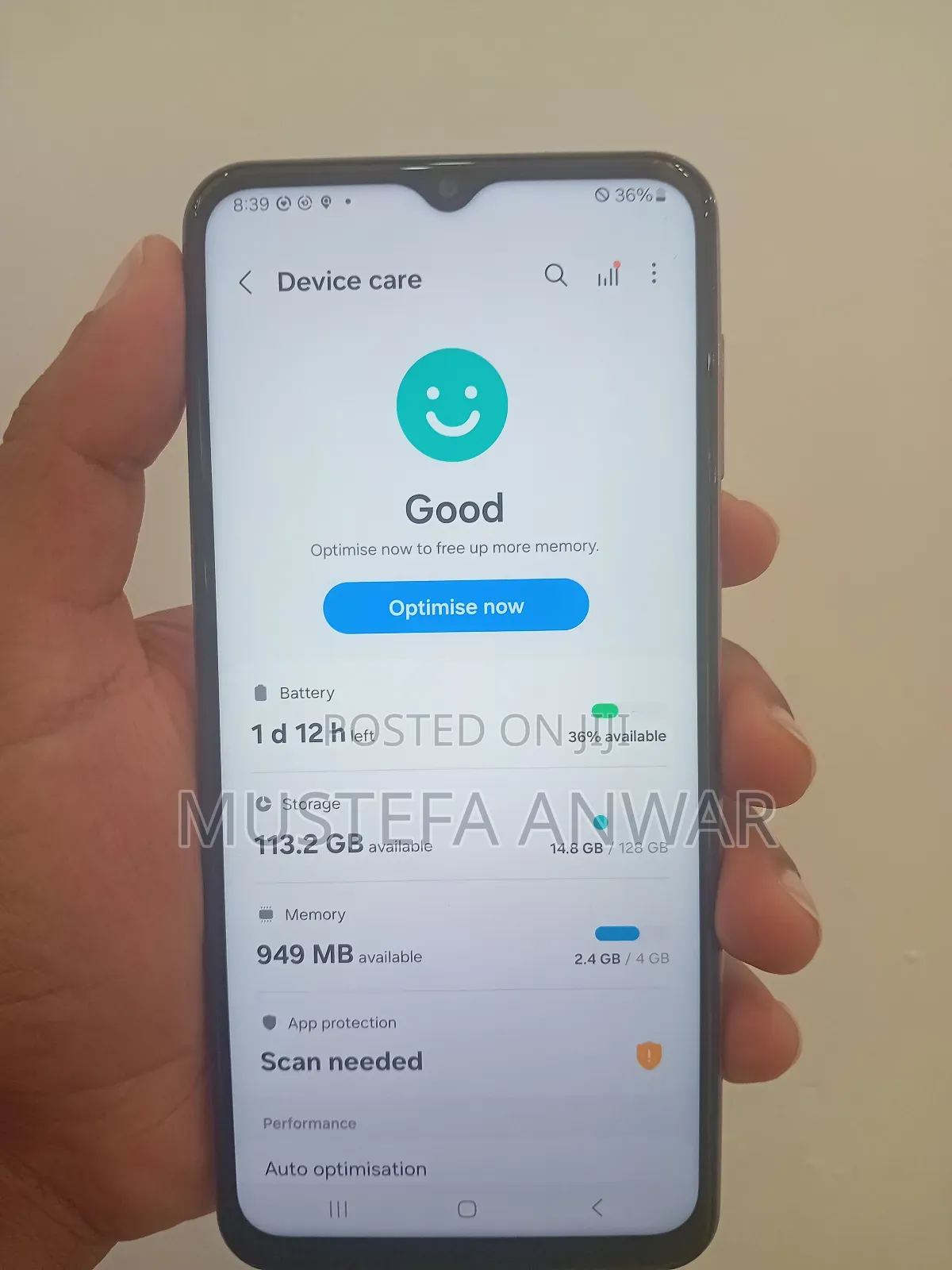 New Samsung Galaxy M23 5G 128 GB Orange