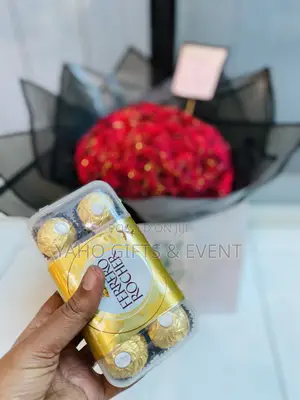 Roses Gift With 16psc Chocolate