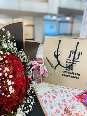 Bouquet and Perfume Gift