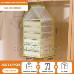 Pvc Wardrobe Storage Hanging Bag
