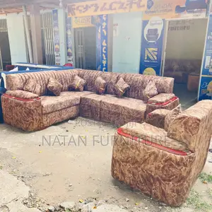 Photo - ማለዳ ፎም በአንደኛው ደረጃ ስፖንጅ Hd#1 የተሰራ L Shape Corner Sofa