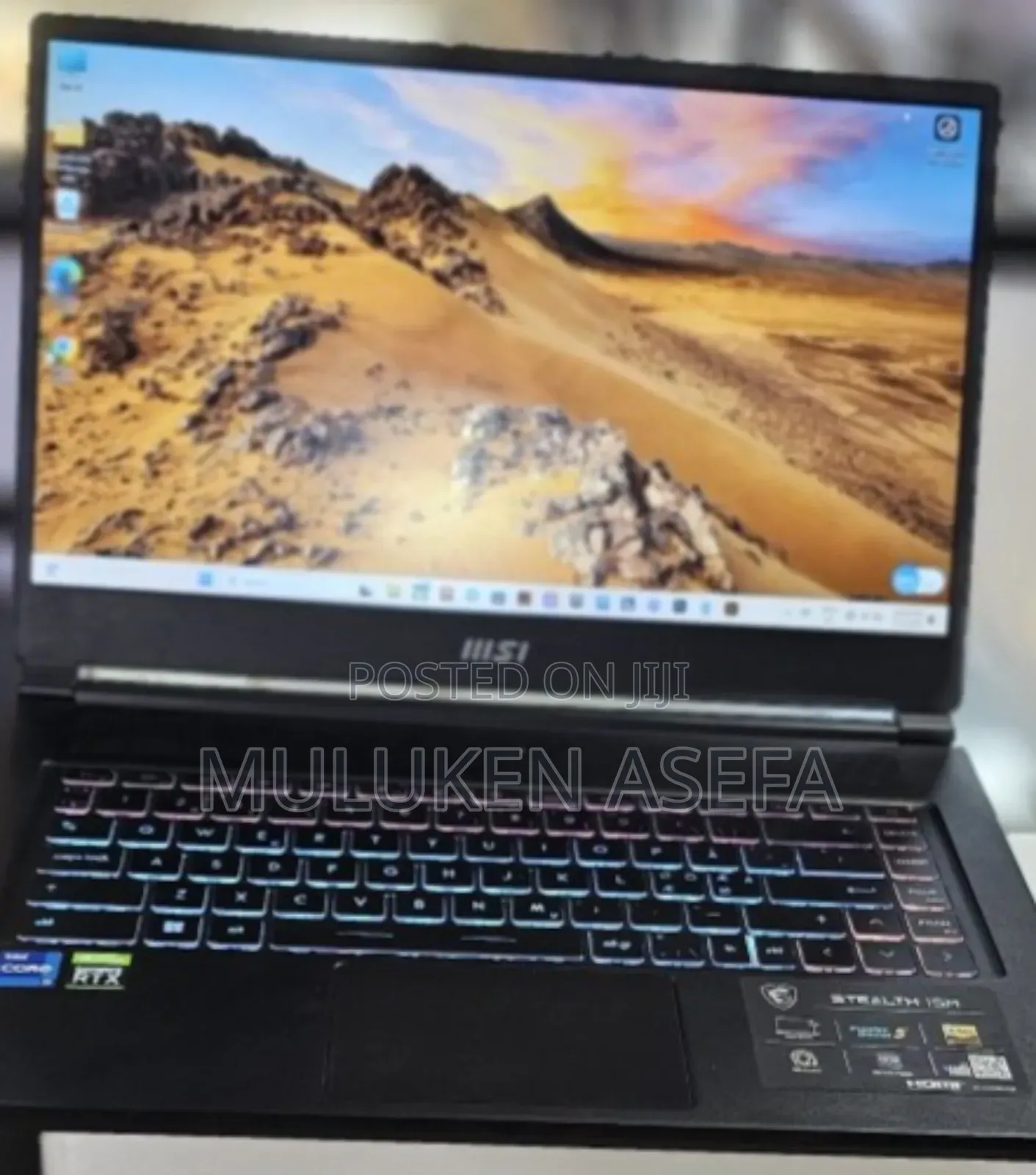 New Laptop MSI 16GB Intel Core I7 SSD 1T