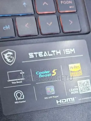 New Laptop MSI GE75 Raider 10SE 16GB Intel Core I7 SSD 1T