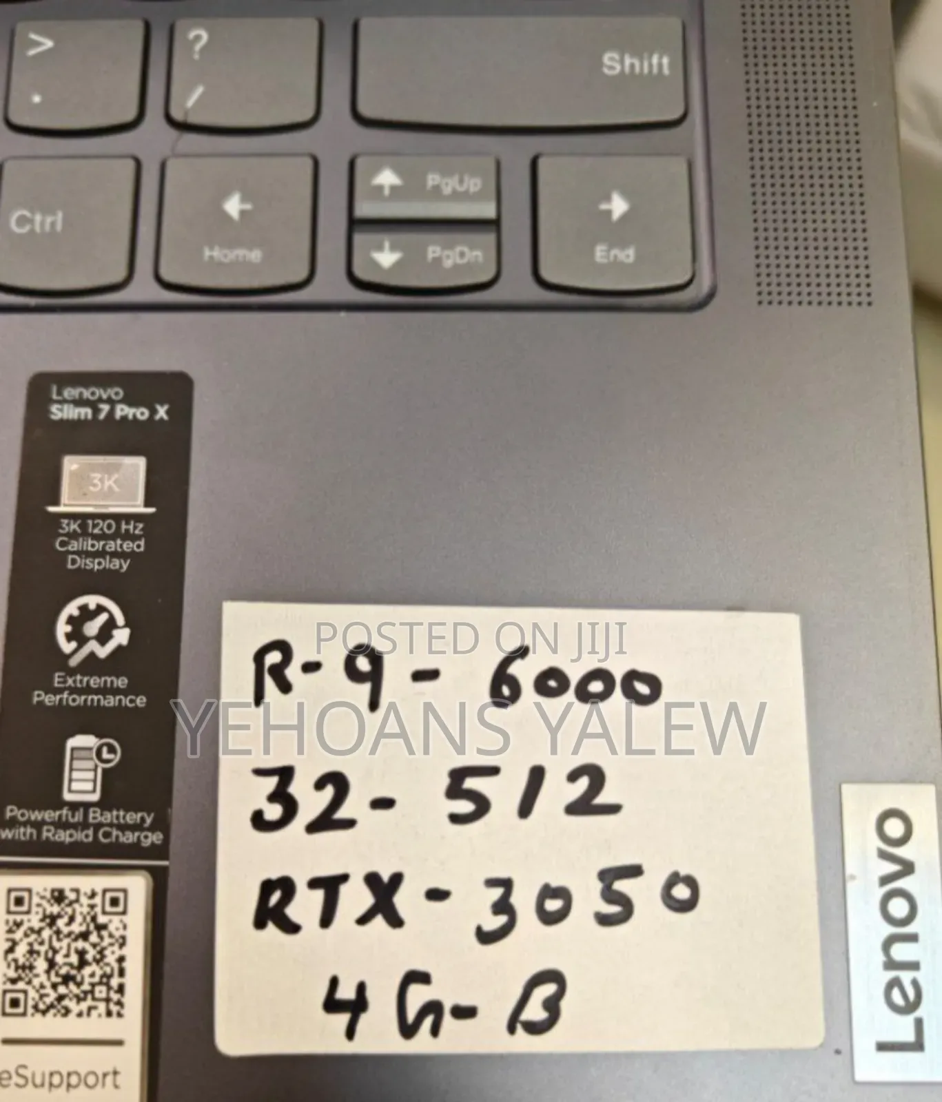 New Laptop Lenovo 32GB AMD Ryzen 9 SSD 512GB