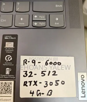 New Laptop Lenovo 32GB AMD Ryzen 9 SSD 512GB