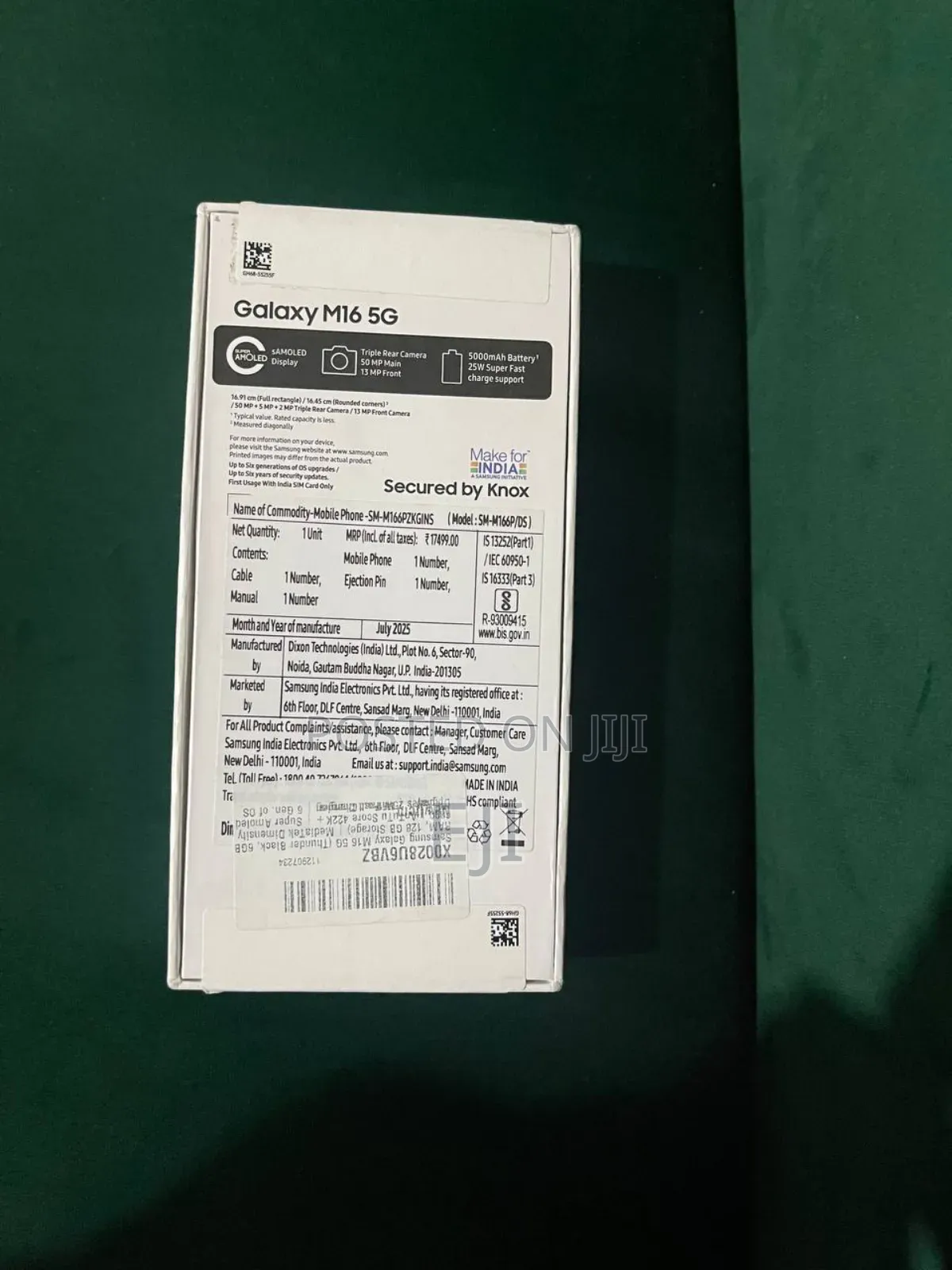 New Samsung Galaxy M16 128 GB Black