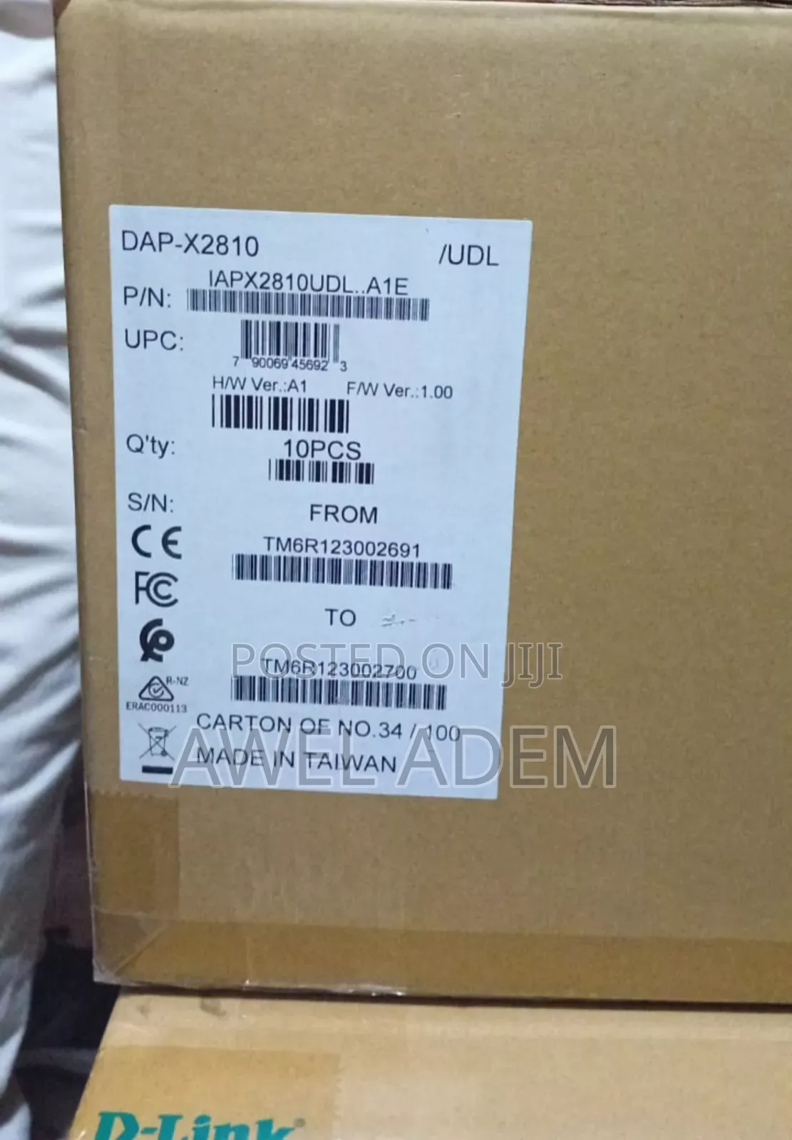 D-Link Poe Access Point Wifi 6 Ax1800 Dual Wireless Network