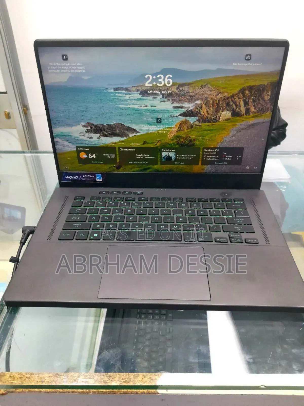 New Laptop Asus 16GB AMD Ryzen 9 SSD 1T