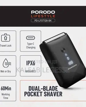 Porodo Dual-Blade Pocket Shaver