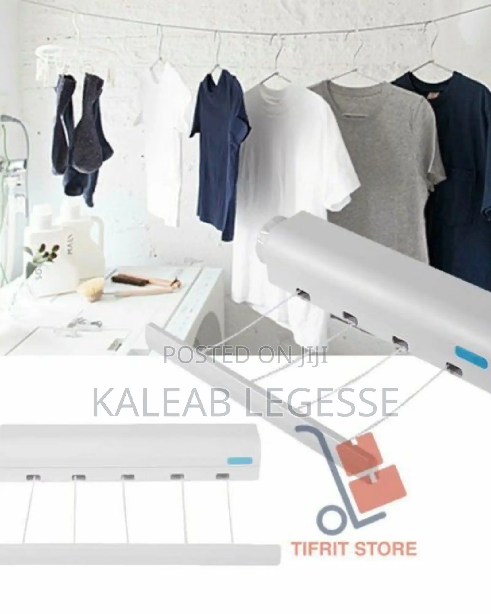 Multifunctional Indoor Cloth Hanger/Drayer