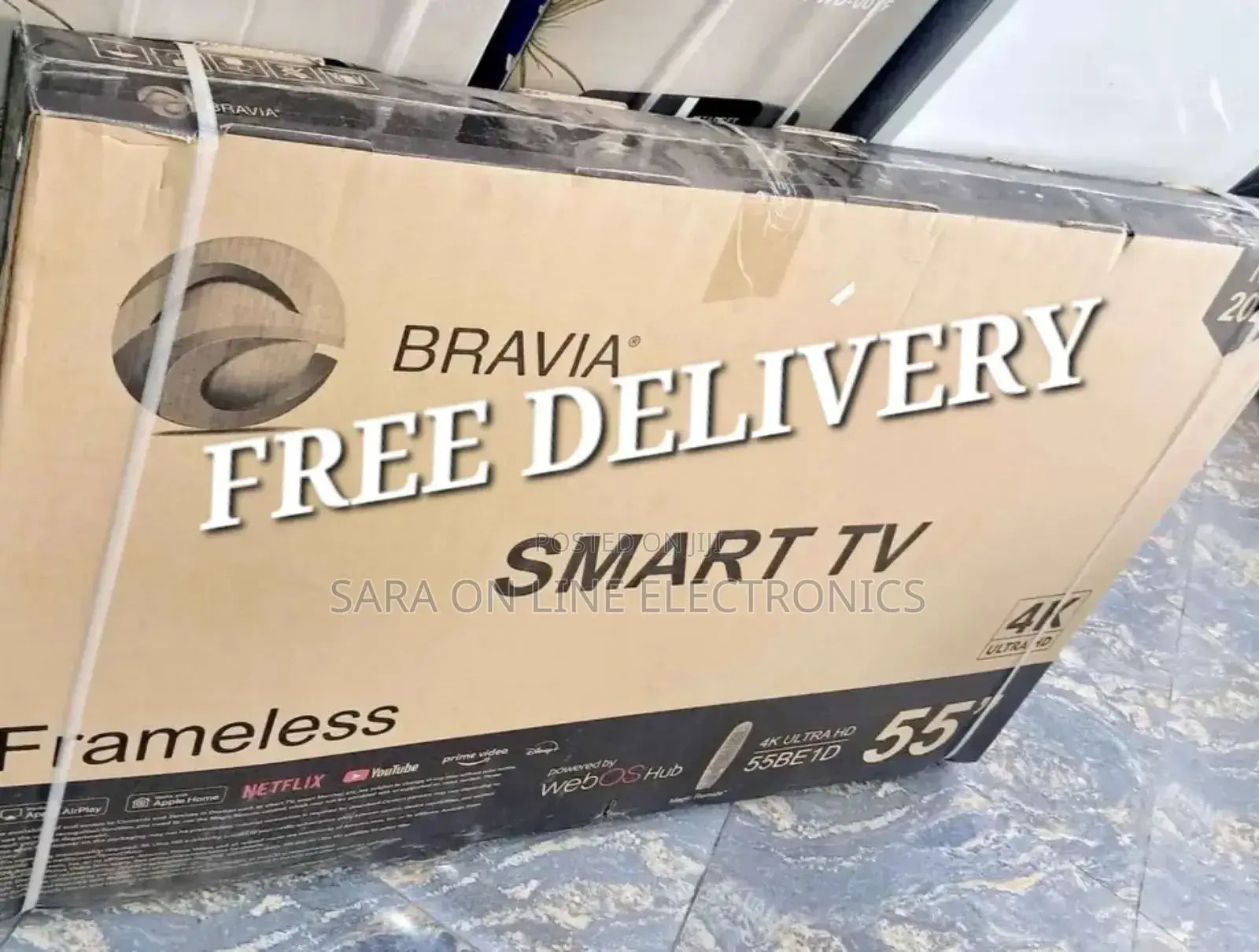 Braviea 55" Ultra Ultar Uhd Tv New 2025