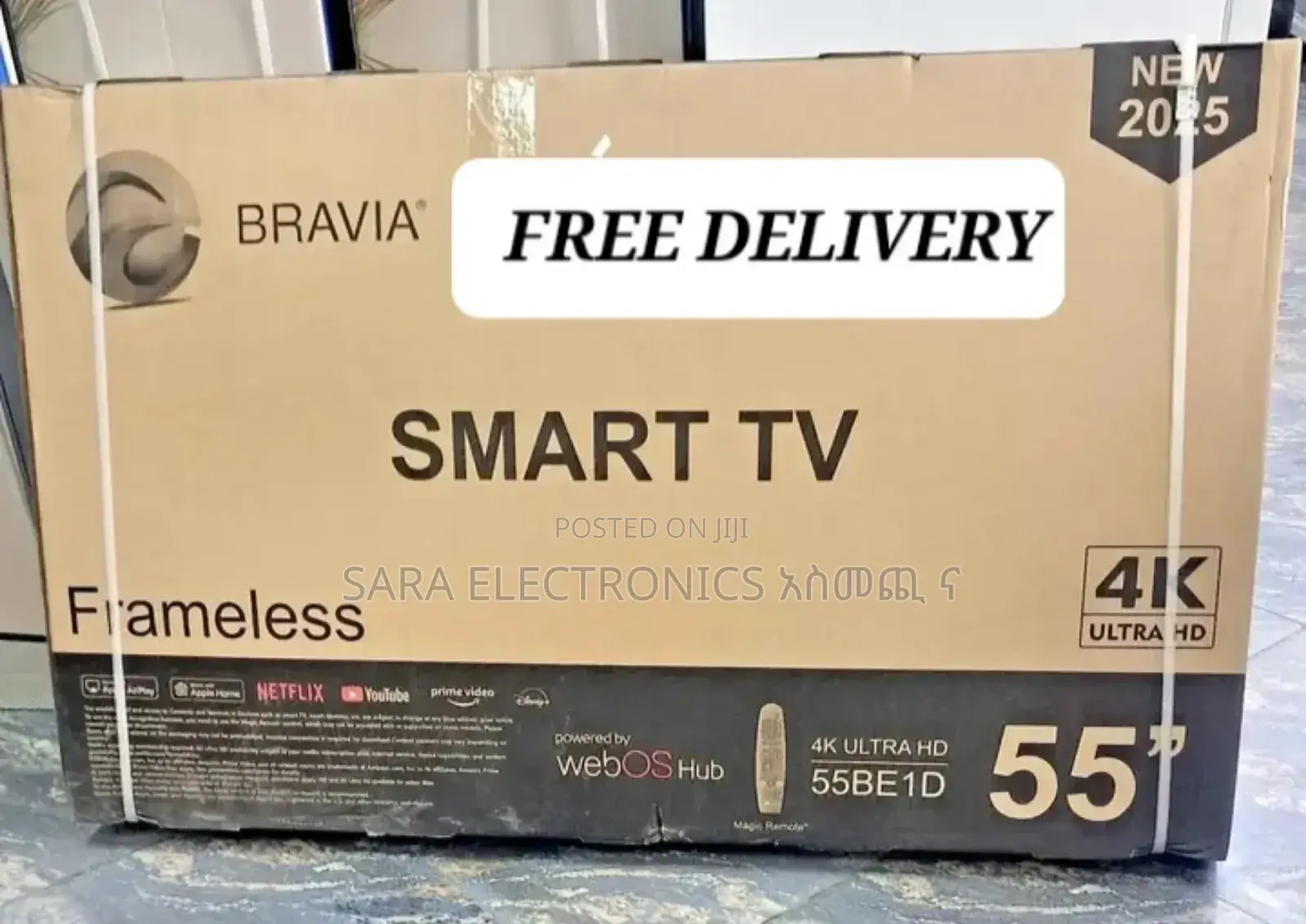 Braviea 55" Ultra Ultar Uhd Tv New 2025