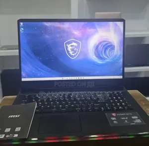New Laptop MSI Raider GE76 12UGS 16GB Intel Core I9 SSD 1T