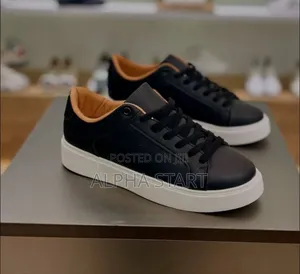 Photo -  Zara ‘Black/White’ Flat Leather Men’S Shoes