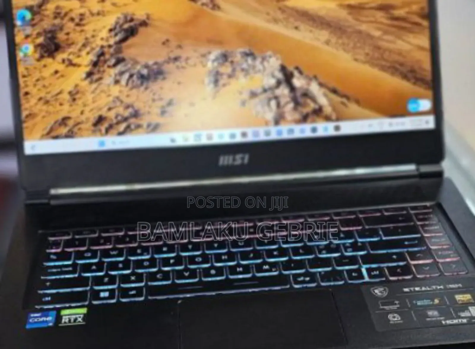 New Laptop MSI GS63 Stealth 8RE 16GB Intel Core I7 SSD 1T