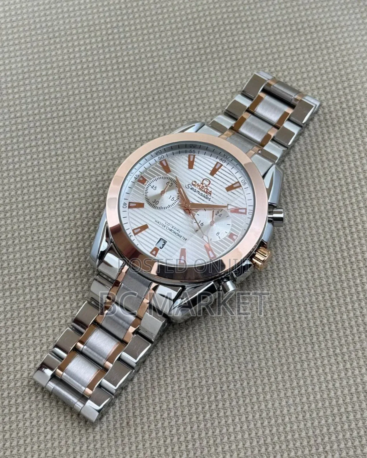 Omega Silver Strap Watch