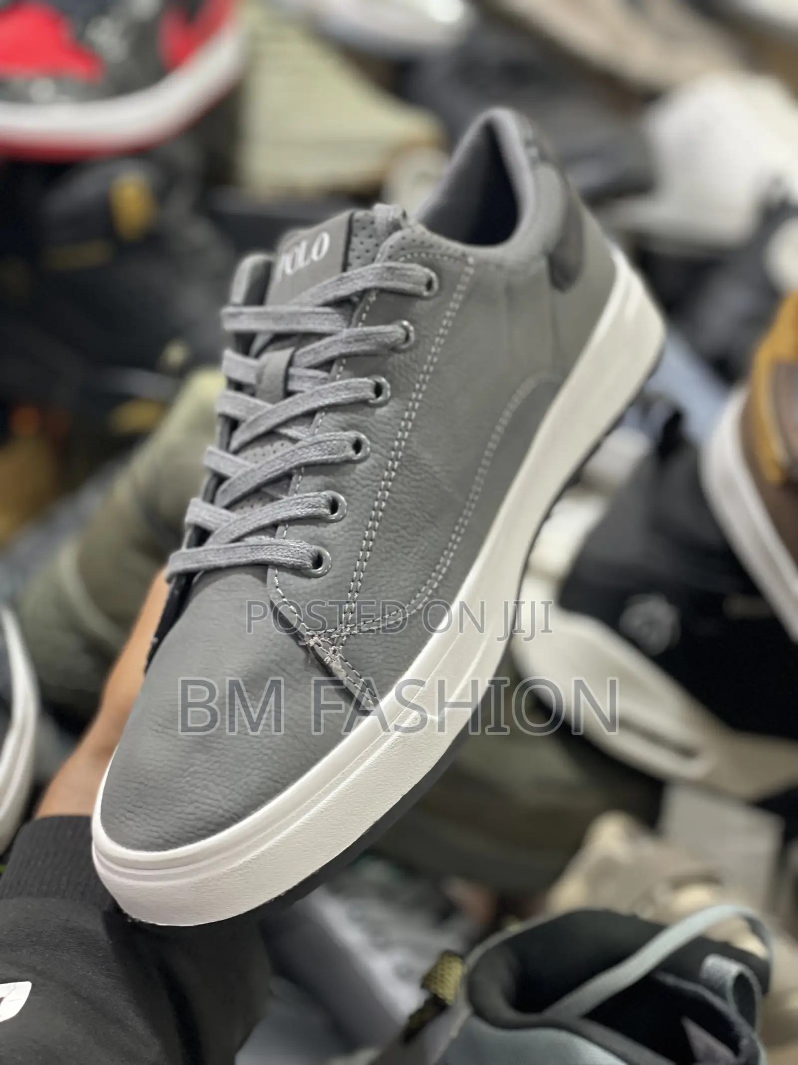 Polo Quality Men’S Gray Flats Tennis