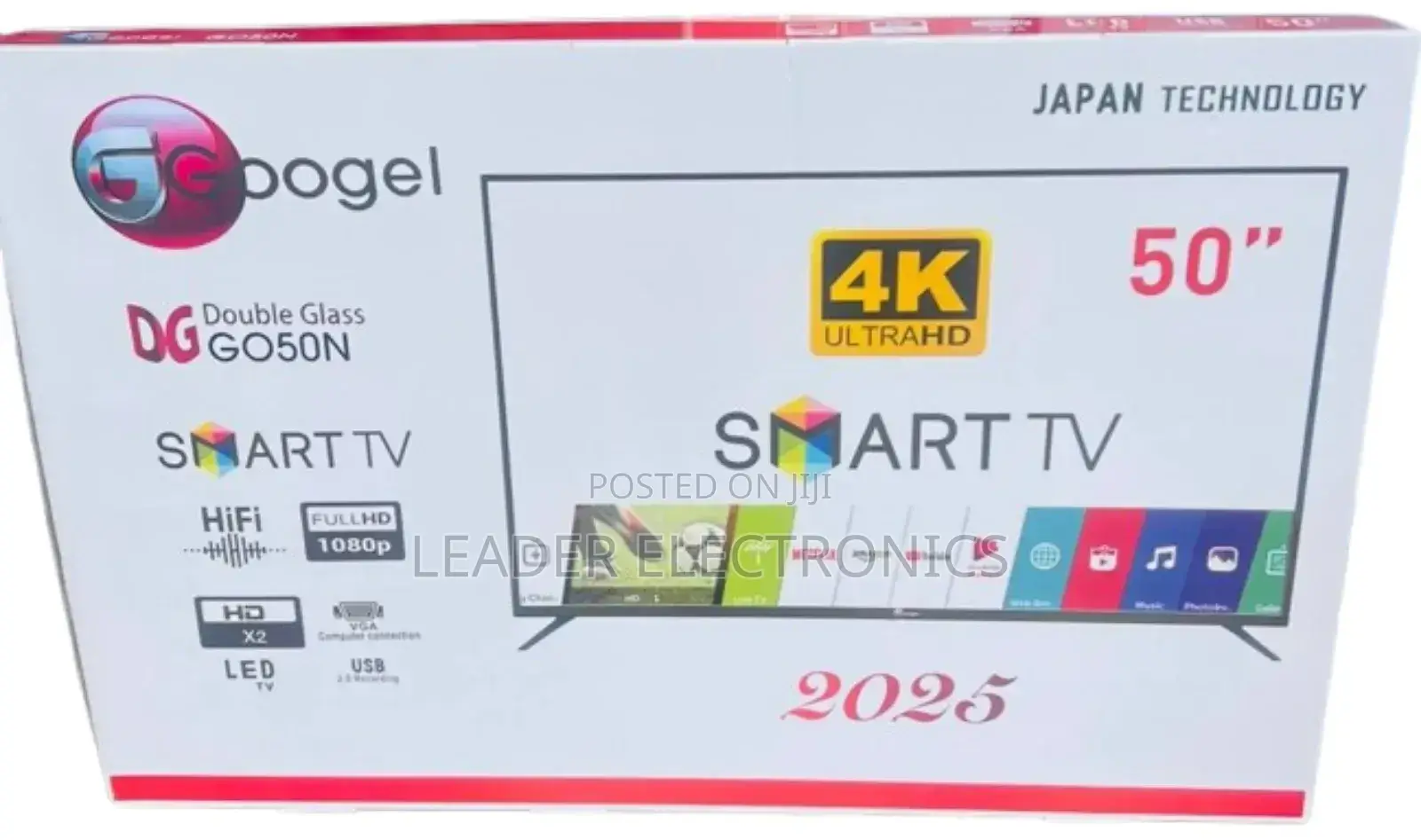 Google Tv 50" Smart Android Tv New Arrival 2025 Wifi Youtub