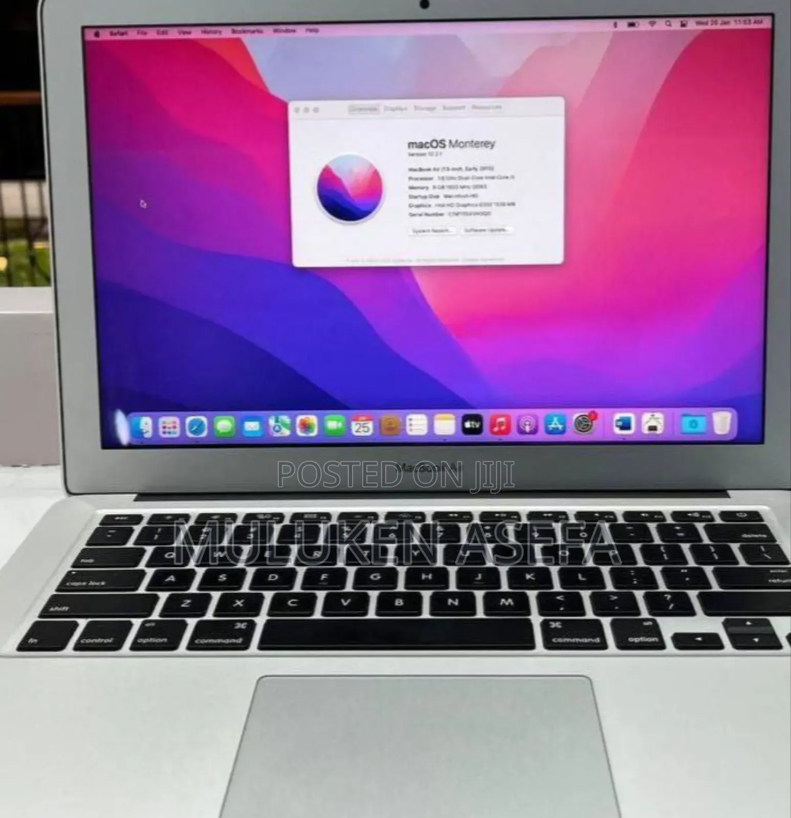 New Laptop Apple MacBook Air 2017 8GB Intel Core I7 SSD 256GB