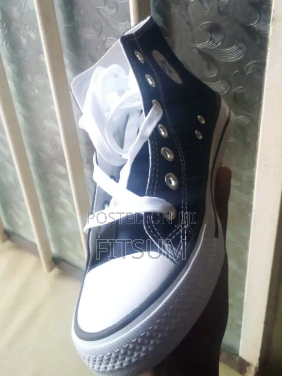 A Classic High-Top Canvas Sneaker