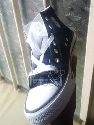 A Classic High-Top Canvas Sneaker