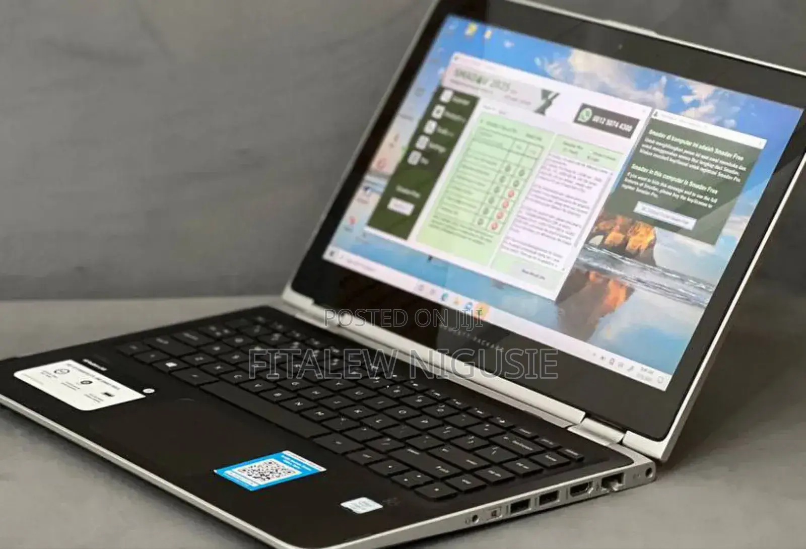 New Laptop HP Pavilion X360 4GB Intel Core I3 HDD 500GB