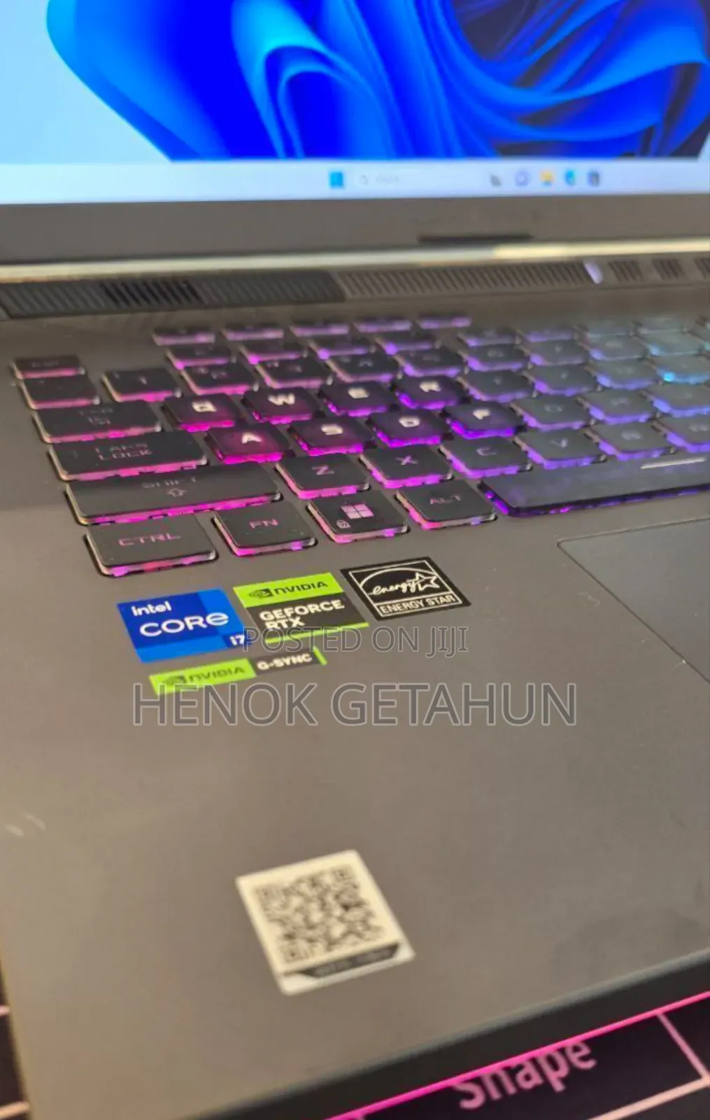 New Laptop Asus ROG Strix G15 16GB Intel Core I7 SSD 1T