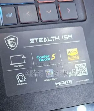 New Laptop MSI GS63 Stealth 8RE 16GB Intel Core i7 SSD 1T