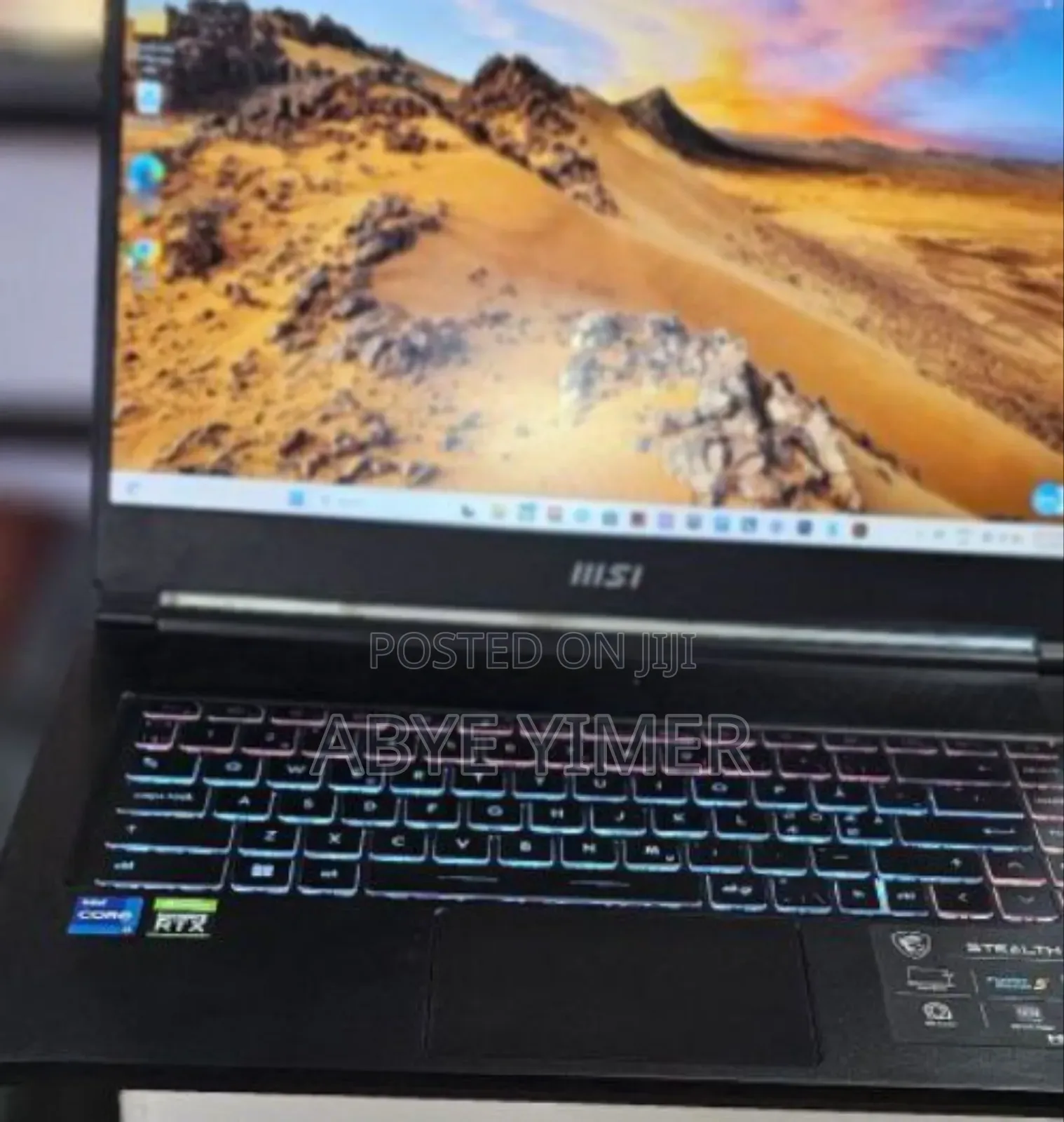 New Laptop MSI GS63 Stealth 8RE 16GB Intel Core i7 SSD 1T