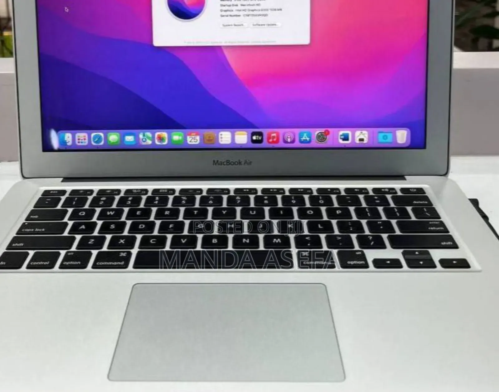New Laptop Apple MacBook Air 2017 8GB Intel Core I7 SSD 256GB
