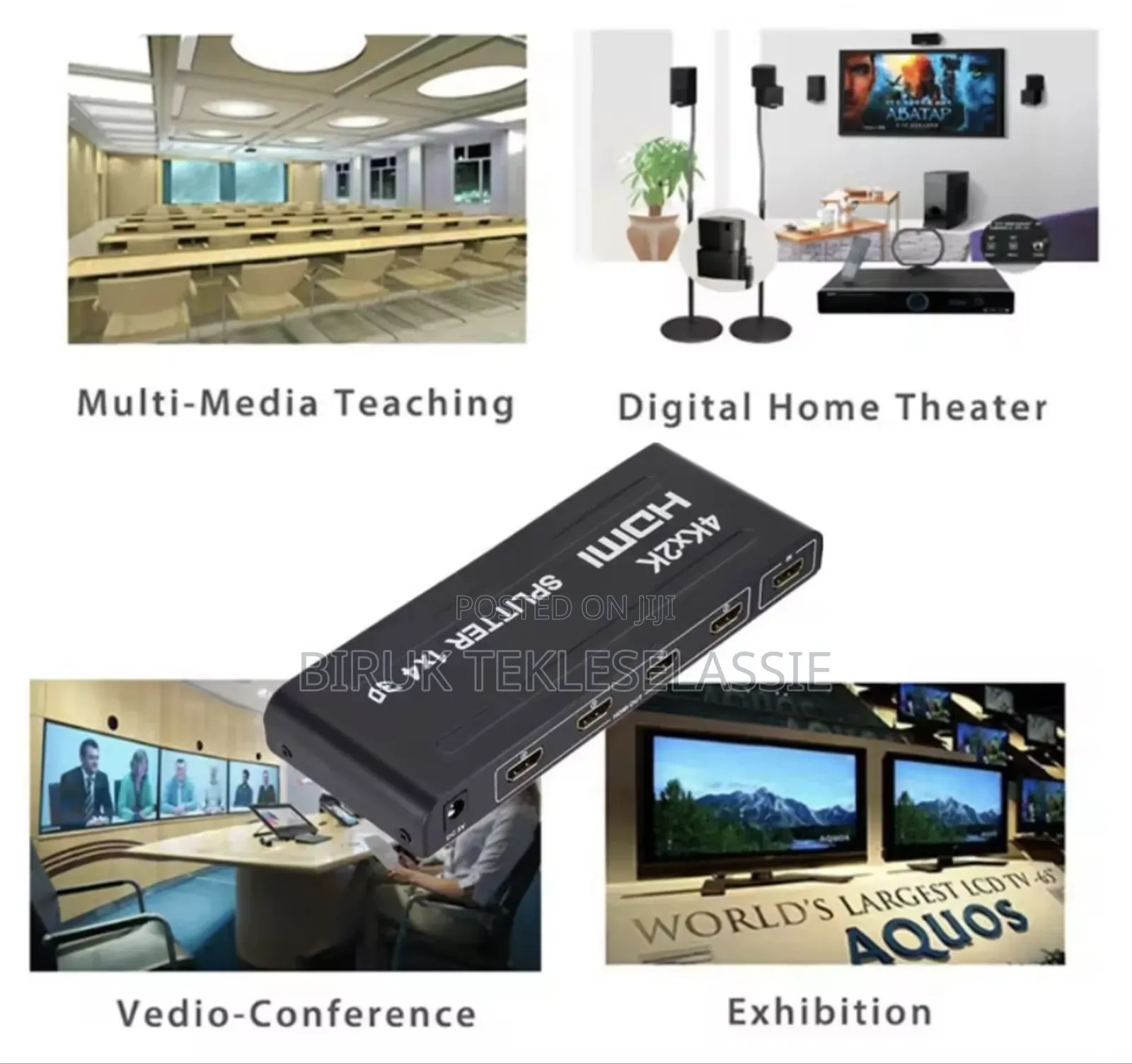 Splitter Hdmi by 2,4,8 16 Port