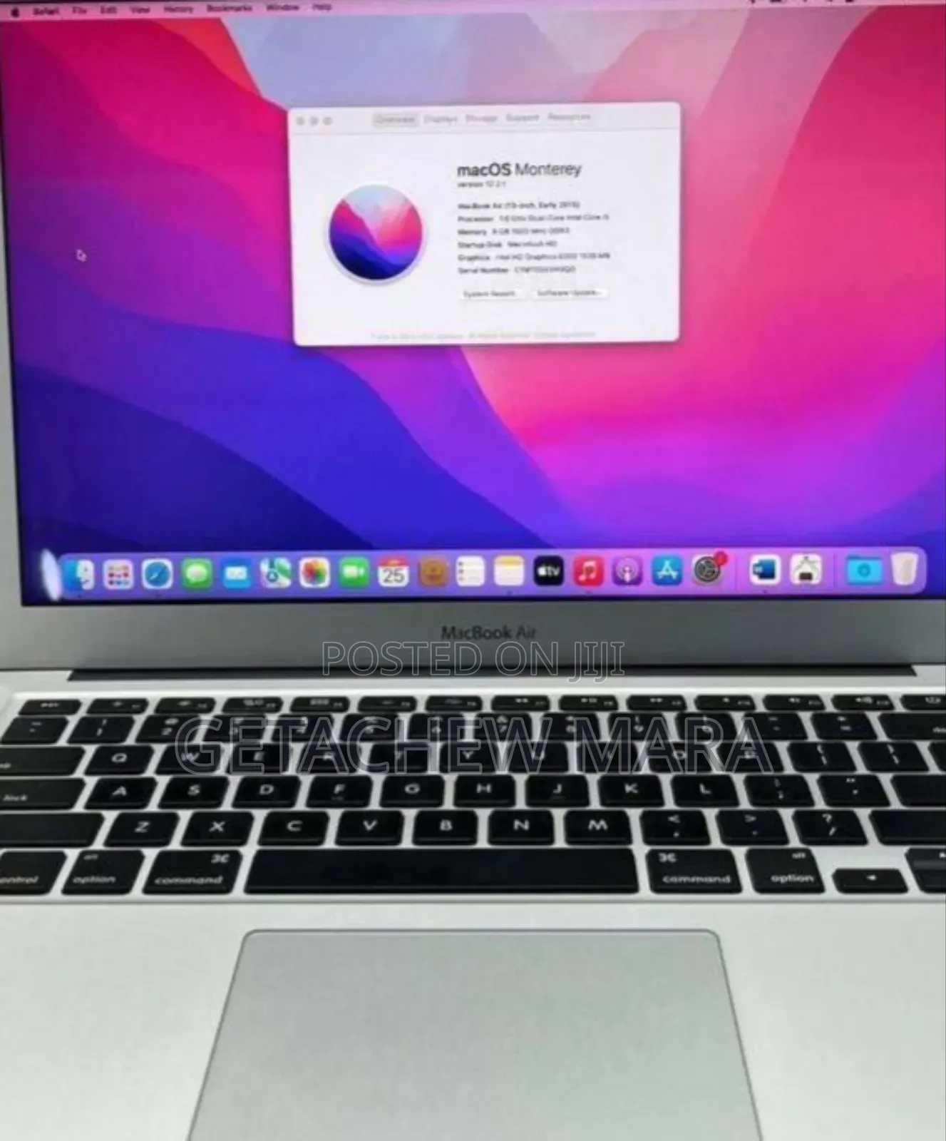 New Laptop Apple MacBook Air 2008 8GB Intel Core I7 SSD 256GB