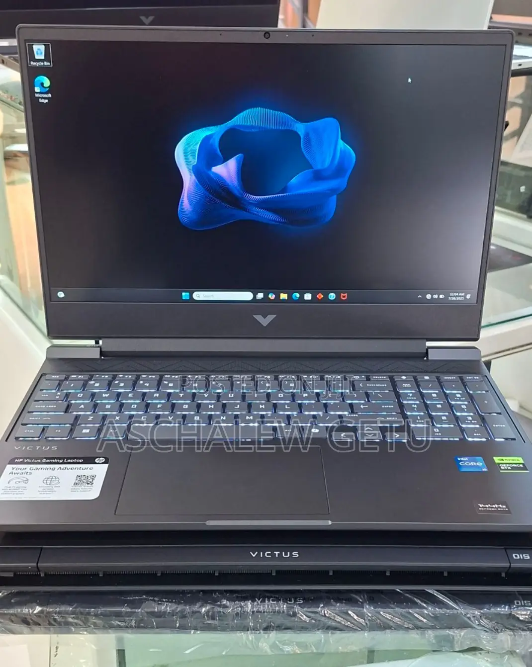 New Laptop HP Victus 15 8GB Intel Core I7 SSD 512GB