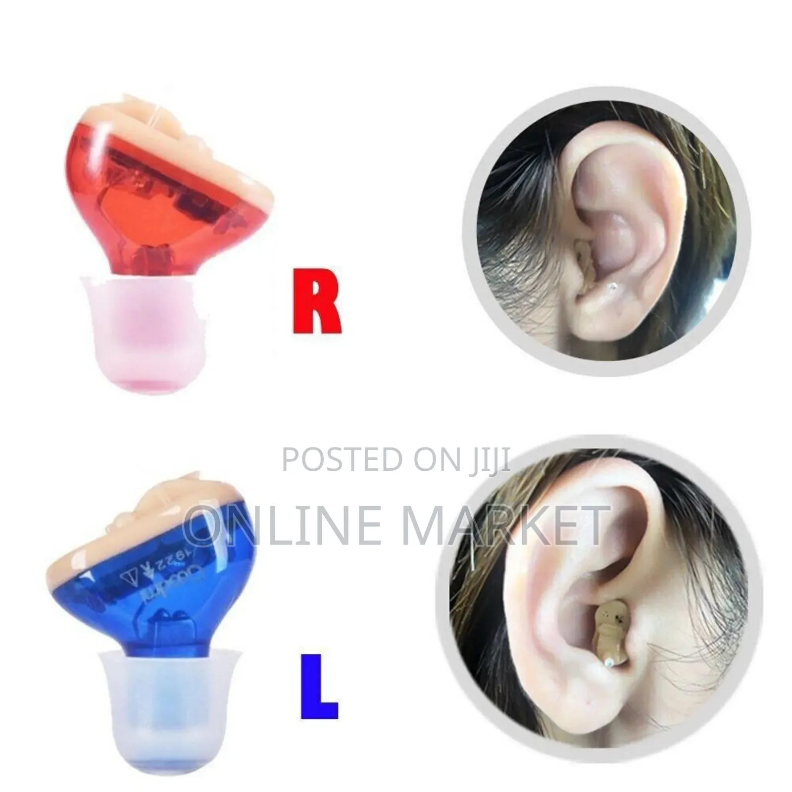 1 Pair Digital Invisible Hearing Aid