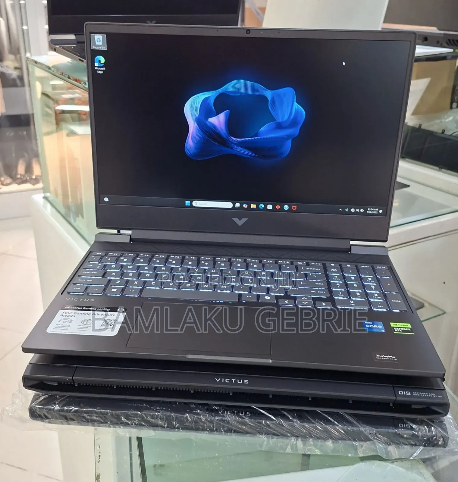 New Laptop HP Victus 15 16GB Intel Core I5 SSD 512GB