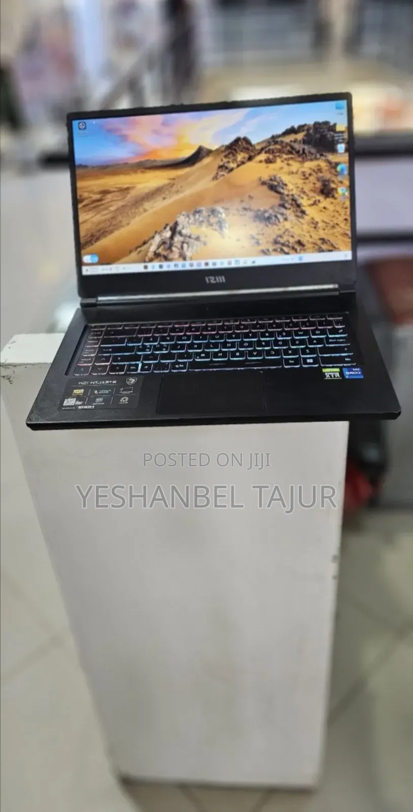 New Laptop MSI Stealth 16 AI Studio 16GB Intel Core I7 SSD 512GB