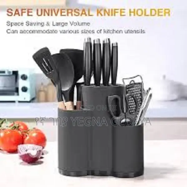 20 PCS Silicone Cooking Utensils Set + Knife Set