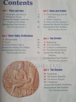 World History Book for Students