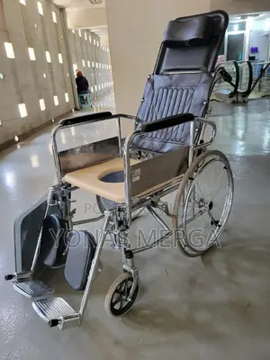 High Back Commode Wheelchair納0incapacitated Patient Etc||ዊልቼ