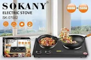 Sokany Electric Stove Sk‐07002 – Double Hot Plate