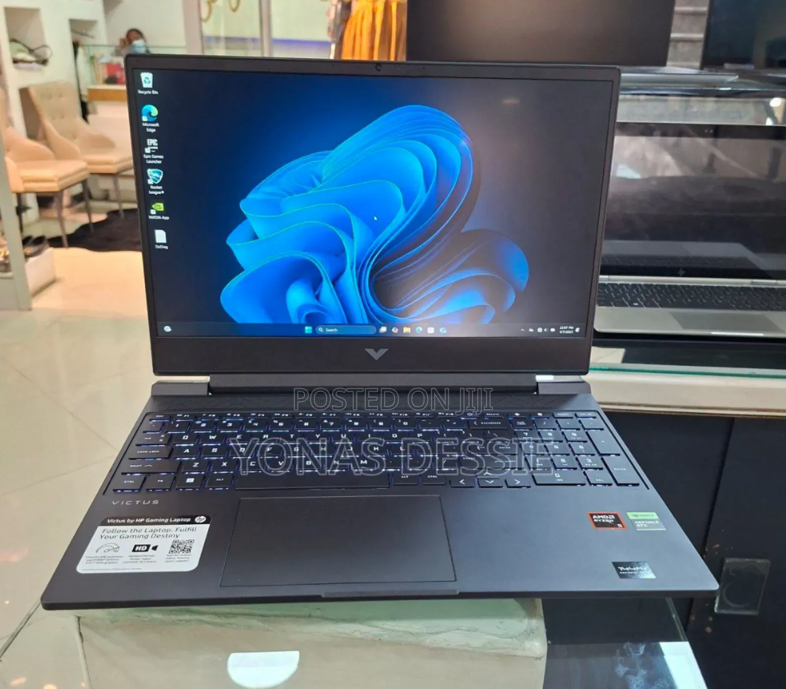 New Laptop HP Victus 15 8GB AMD Ryzen 5 SSD 512GB