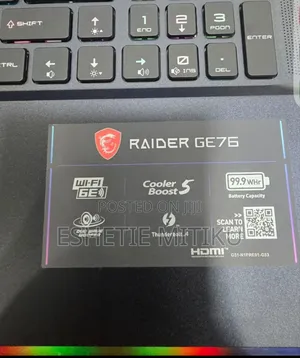 New Laptop MSI Katana GF76 16GB Intel Core I9 SSD 1T