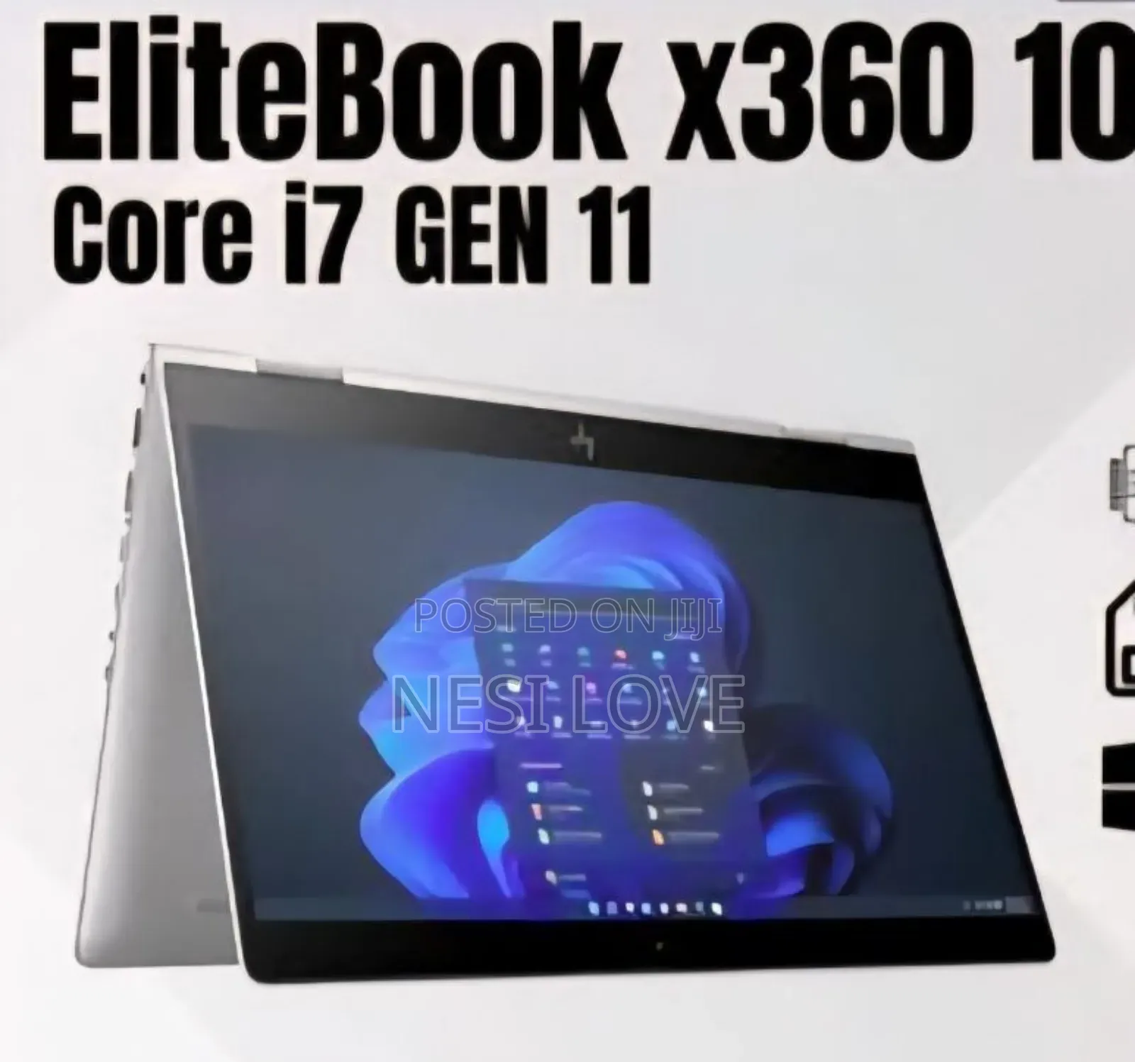 New Laptop HP EliteBook X360 1030 G8 16GB Intel Core I7 SSD 512GB