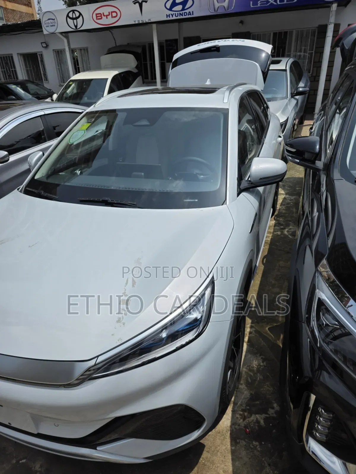 New BYD Yuan Plus 2025 Off white