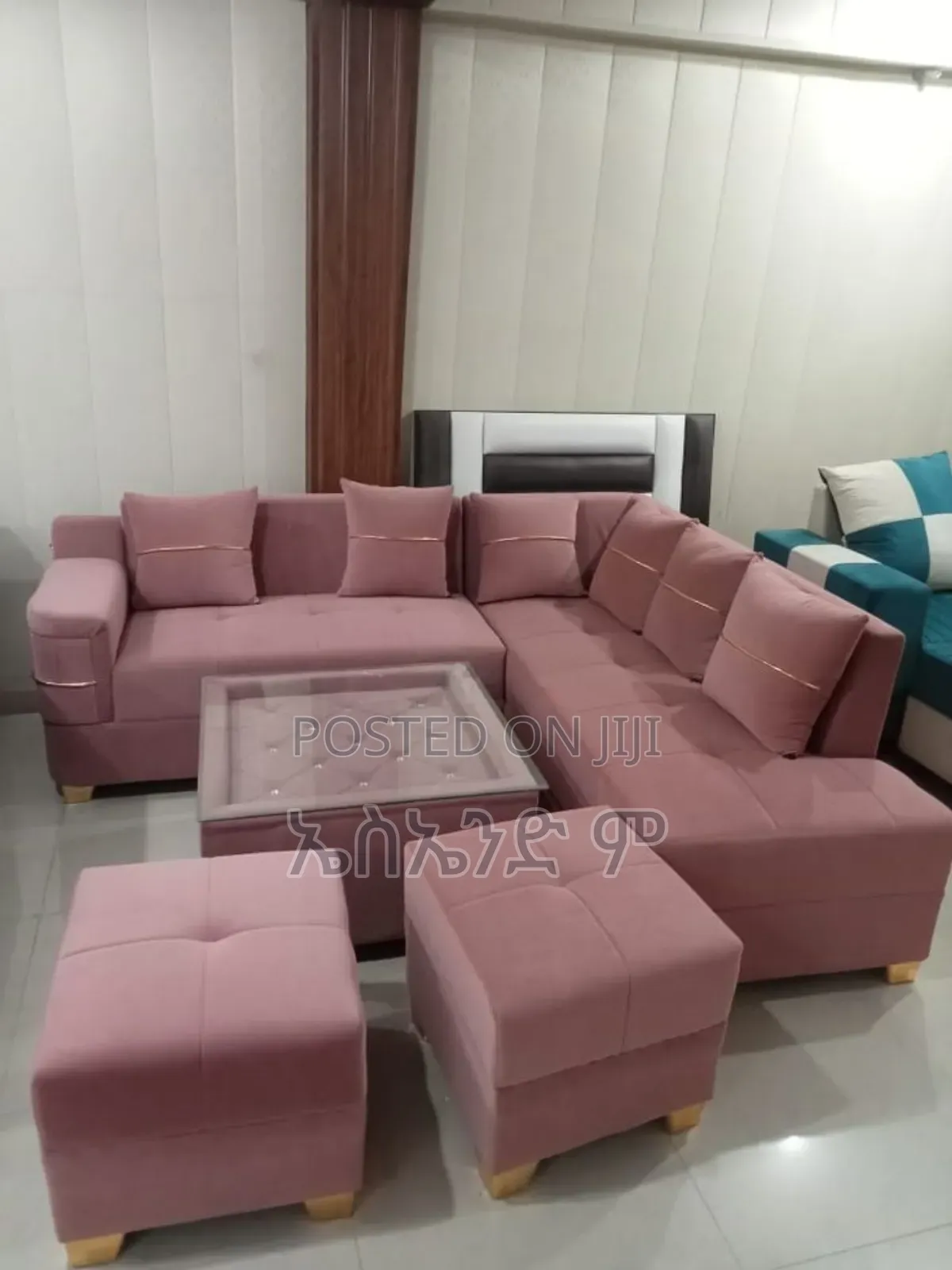 J B Style Sofa Design With Table